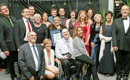 The CHEC Information technology team after receiving their award at the North Coast TAFE Staff Achievement Awards. The CHEC Information technology team after receiving their award at the North Coast TAFE Staff Achievement Awards.